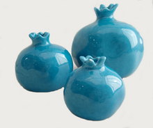 Ceramic Turqouise Pomegranate <br/>Height: 5 cm / 7 cm / 9 cm