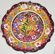 Ceramic Relief Plate<br/>18cm