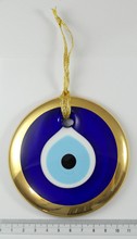 Traditional Evil Eye (gold trim)