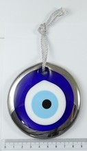 Traditional Evil Eye (silver trim)