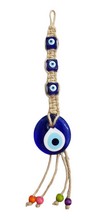 Evil Eye Macrome Ornament<br/>(28x5cm)