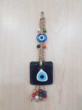 Evil Eye Macrome Ornament <br/>6x24cm