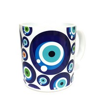 Ceramic Cups Evil Eye Design <br/>9x12cm
