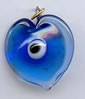 Glass Evil Eyes Large Heart<br/>2,50cm x 3,00cm