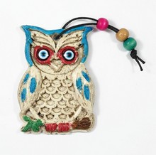 Polyester Owl Ornament (6x9cm)
