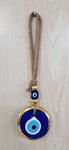 Evil Eye Gold Trim Ornament <br/>7x26cm